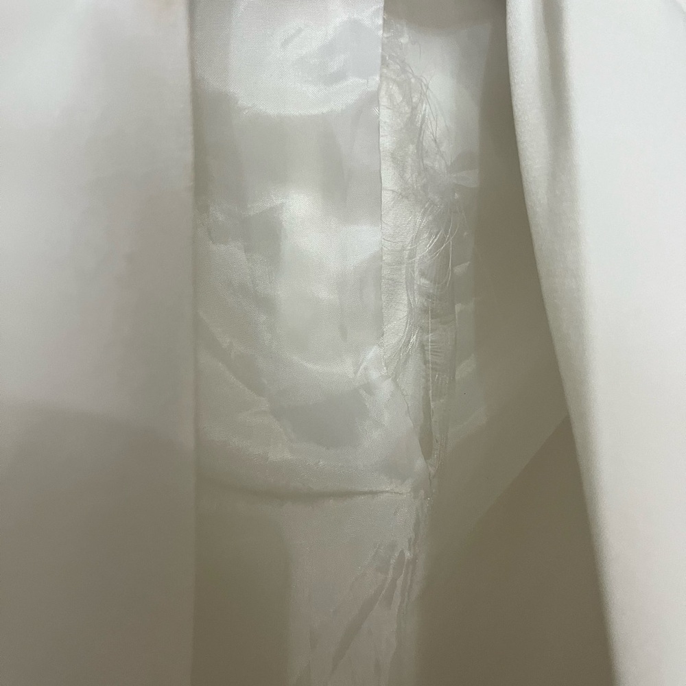 NASTY GAL White‎ Fringe oversized Blazer size 2 - Picture 11 of 11